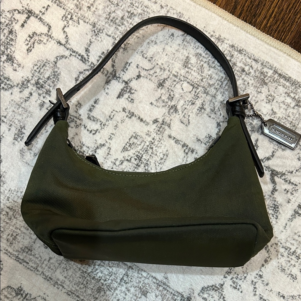 Coach Dark Green Shoulder Bag